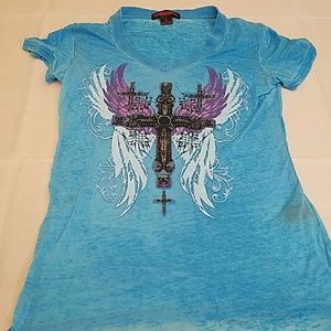 Rock & Roll Cowgirl Women's Large T-shirt